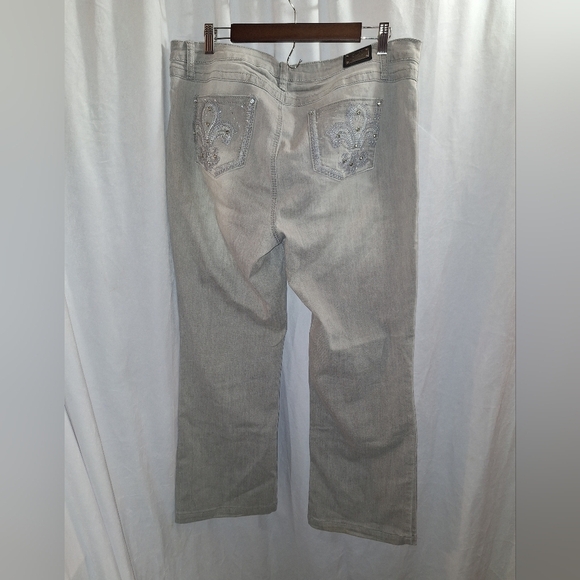 Earl jeans size 16 Embellished pockets - Picture 4 of 6